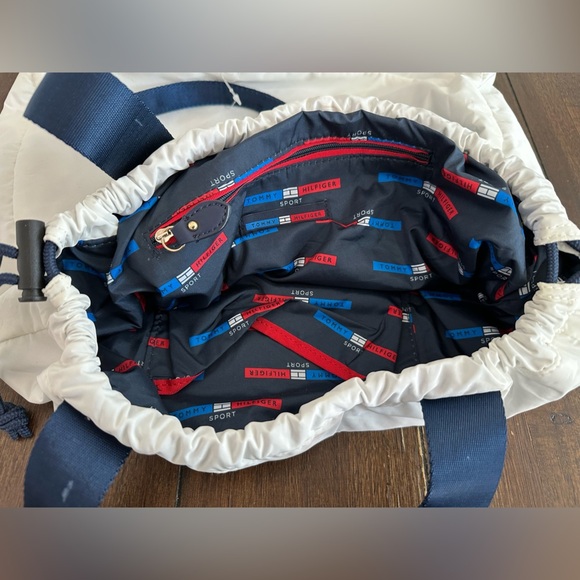 NWT Tommy Hilfiger drawstring tote bag - Picture 3 of 14